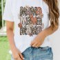 White Floral Leopard MaMa Graphic Mothers Day T Shirt