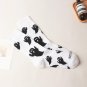 White Ghost Printed Halloween Cotton Mid calf Socks
