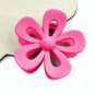 Rose Red Sweet Hollowed Flower Shape Claw Clip