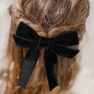 Black Velvet Bowknot Frenchy Girl Fashion Hair Clip