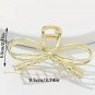 Gold Bowknot Shape Claw Clip