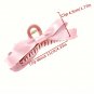 Pink Bow Decor Large Hair Claw Clip