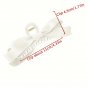 White Bow Decor Large Hair Claw Clip