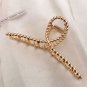 Gold Twist Large Alloy Hair Clip