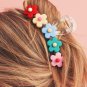 Multicolour Flowers Cute Hair Claw Clip