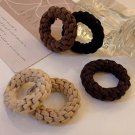 Camel 5 Piece Thick Braided Hair Tie Set