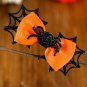 Carrot Spider Web Bowknot Halloween Hair Clip