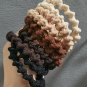 Coffee 5pcs Spiral High Elastic Hair Tie