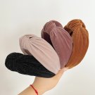 Chestnut Knotted Ribbed Wide Headband