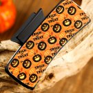 Orange Trick or Treat Halloween Print Hair Clip