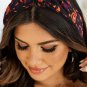 Carrot Halloween Pattern Print Knotted Headband