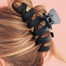 Black Plastic Resin Non-Slip Large Hair Claw