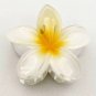 Yellow Frangipani Shape Acrylic Hair Clip