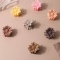 Pink Boho Daisy Flower Frosted Hair Clawclip