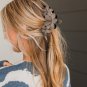 Parchment 3D Flower Plastic Resin Hair Claw (Slight Color Variations)