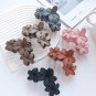 Parchment 3D Flower Plastic Resin Hair Claw (Slight Color Variations)