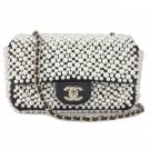 Authentic - CHANEL Pearl Studded Mini Flap