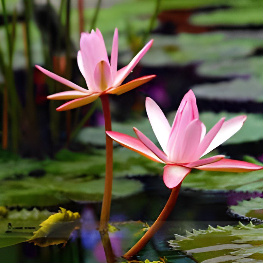 2 Seeds Middle Pink FUYANG Water Lily Pond Flower Fresh Seeds