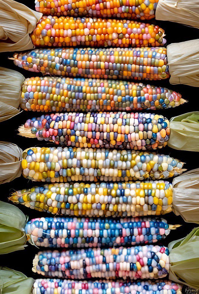 20 Seeds Heirloom Big Haierbin Colorful Sticky Corn Organic Fresh Seeds