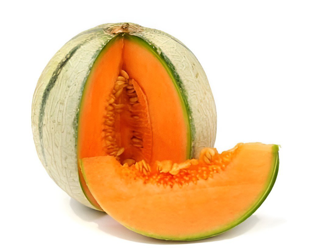20 Seeds Heirloom Big Cantaloupe Sweet Muskmelon Organic Fresh Seeds