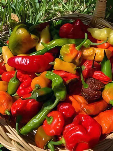 40 Seeds Heirloom Allochroic Pod Pepper Fresh Seeds