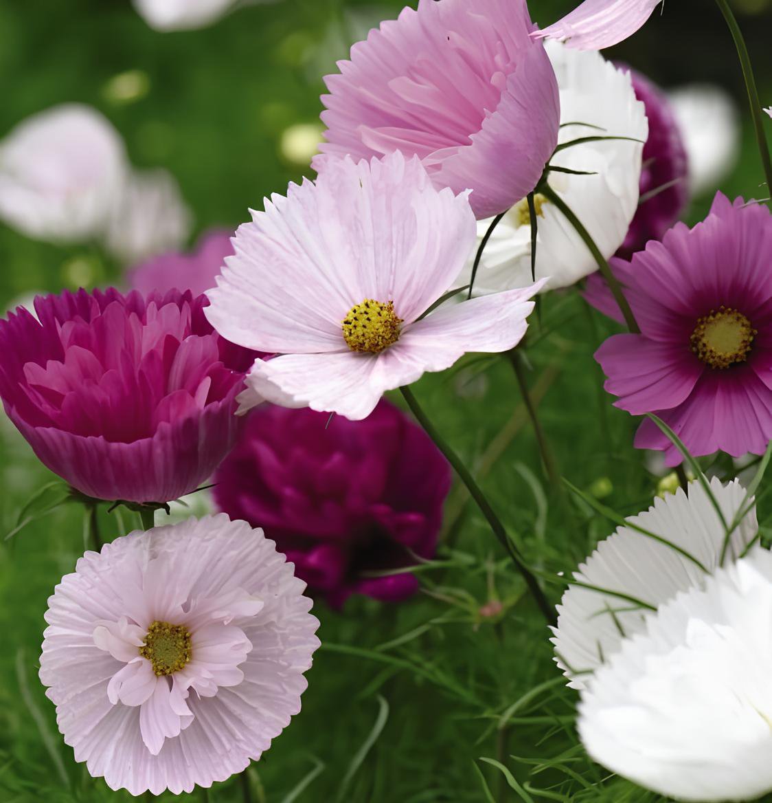 60 Seeds Cupcakes Mix Cosmos Seeds Hardy Plant Flower Fresh Seeds
