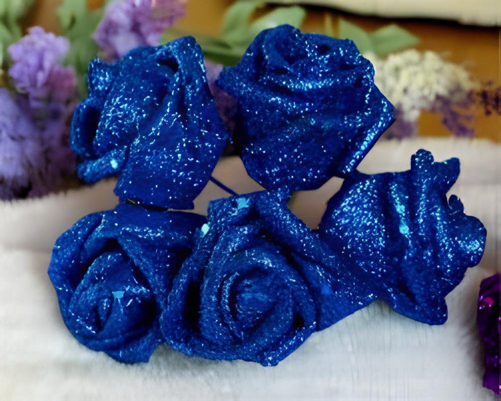 1000 Seeds Natural Fragrant Sparkling Golden Blue Rose Fresh Seeds