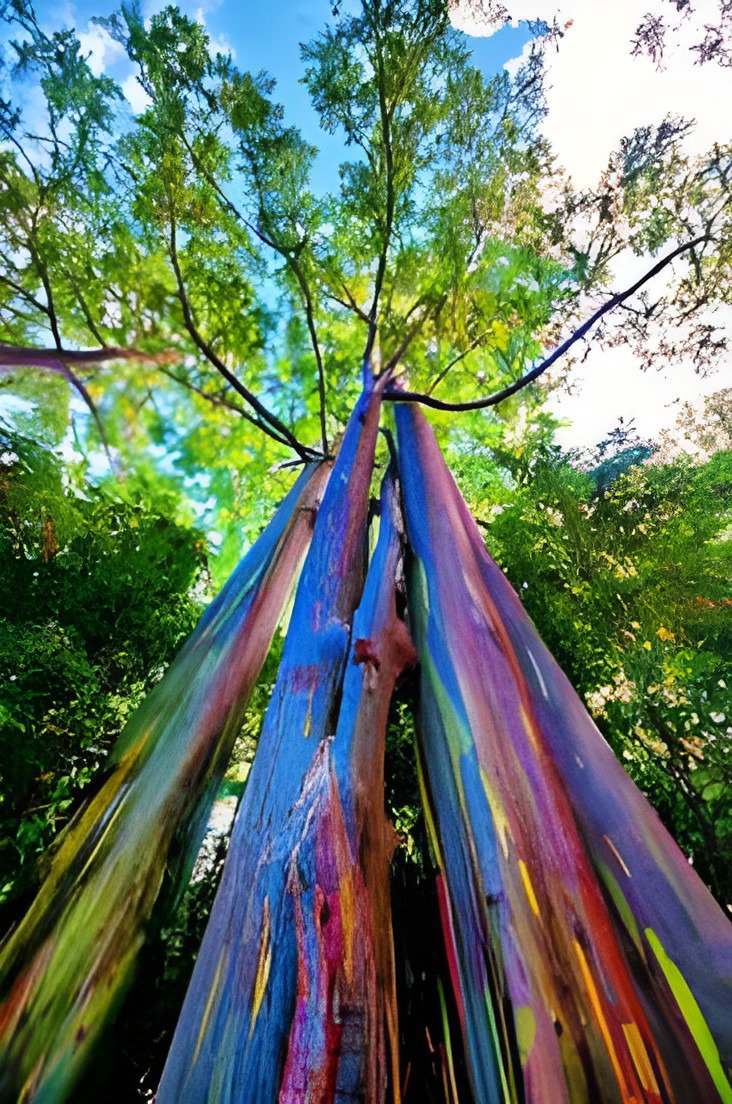 10 Seeds Rainbow Eucalyptus Deglupta Tree Fresh Seeds