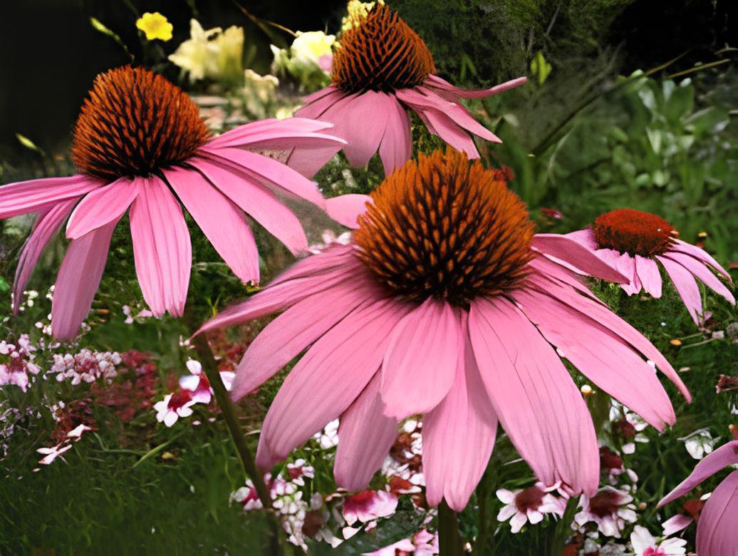 200 Seeds Rare Deep Pink Echinacea Purpurea Coneflower Flowers Fresh Seeds