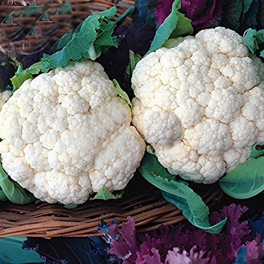 100 Seeds Natural Health White Broccoli Cauliflower Fresh Seeds