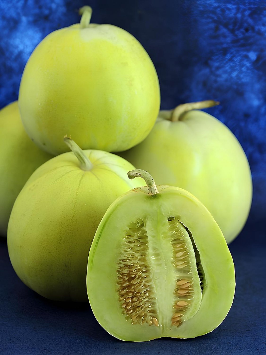 40 Seeds Heirloom Yellow Green Sticky Sweet Melon Fresh Seeds