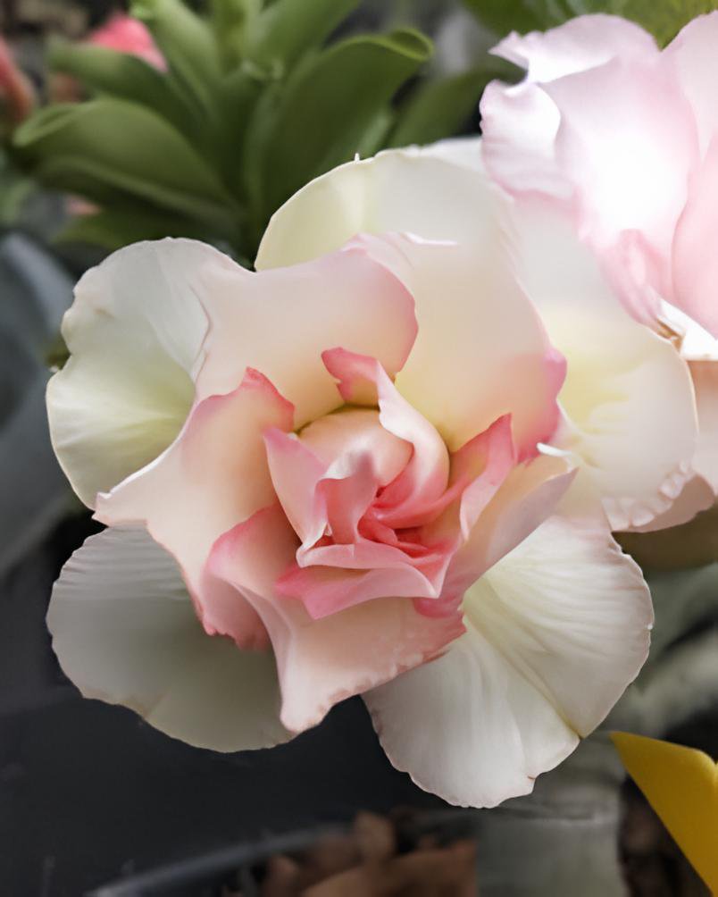 4 Seeds Four-color Double Adenium Desert Rose Fresh Seeds