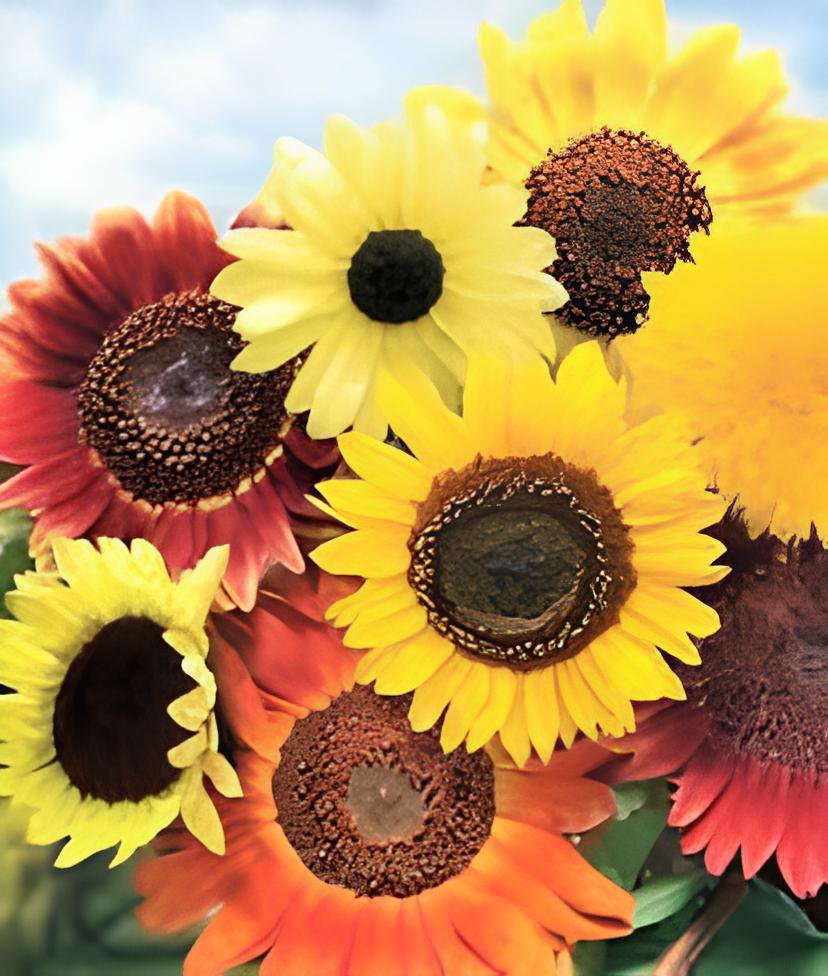 100 Seeds Generic Fresh 50 pcs Sunflower Fresh Seeds