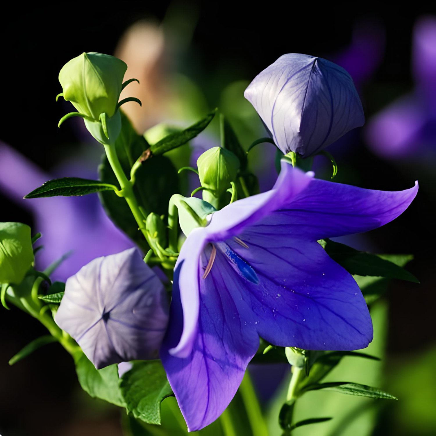 200 Seeds Blue Balloon Flower Bonsai Platycodon Grandiflorus Fresh Seeds