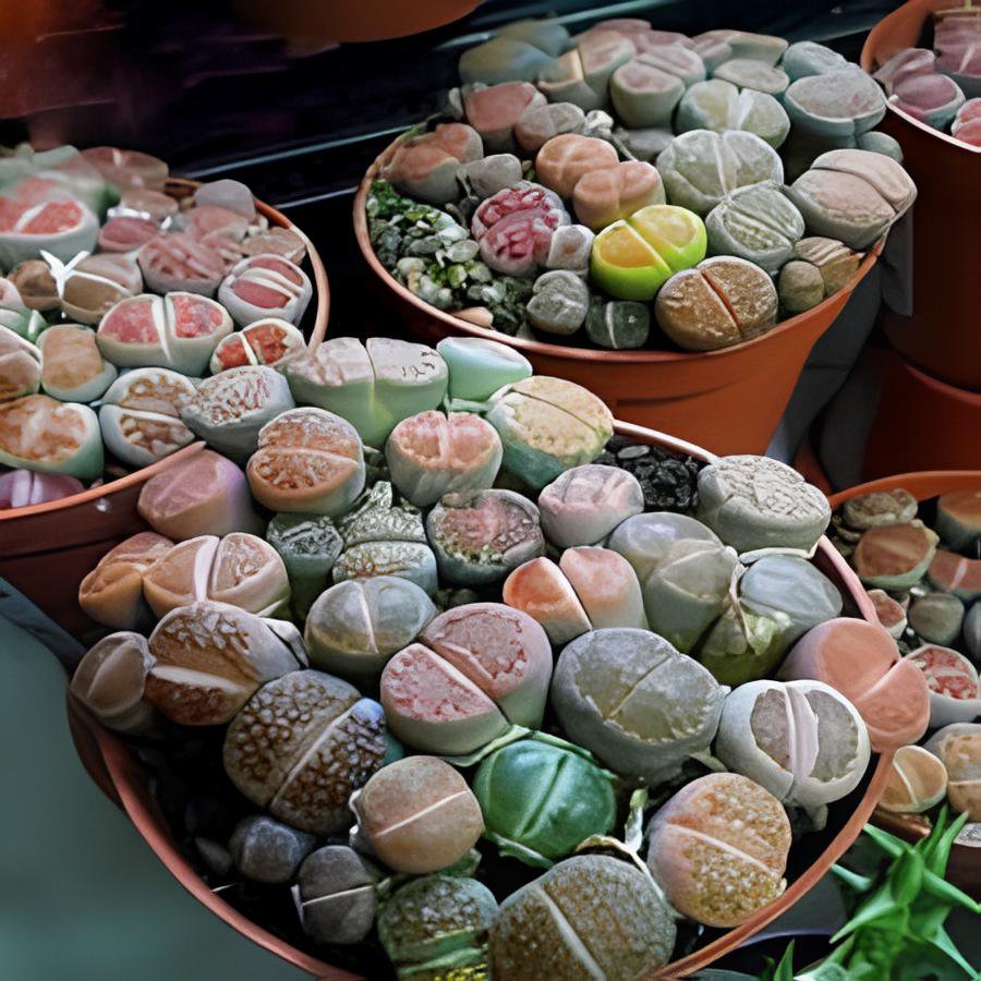 200 Seeds Rare Succulent Planter Garden Decoration Lithops Seed Garden Flower Fresh Seeds