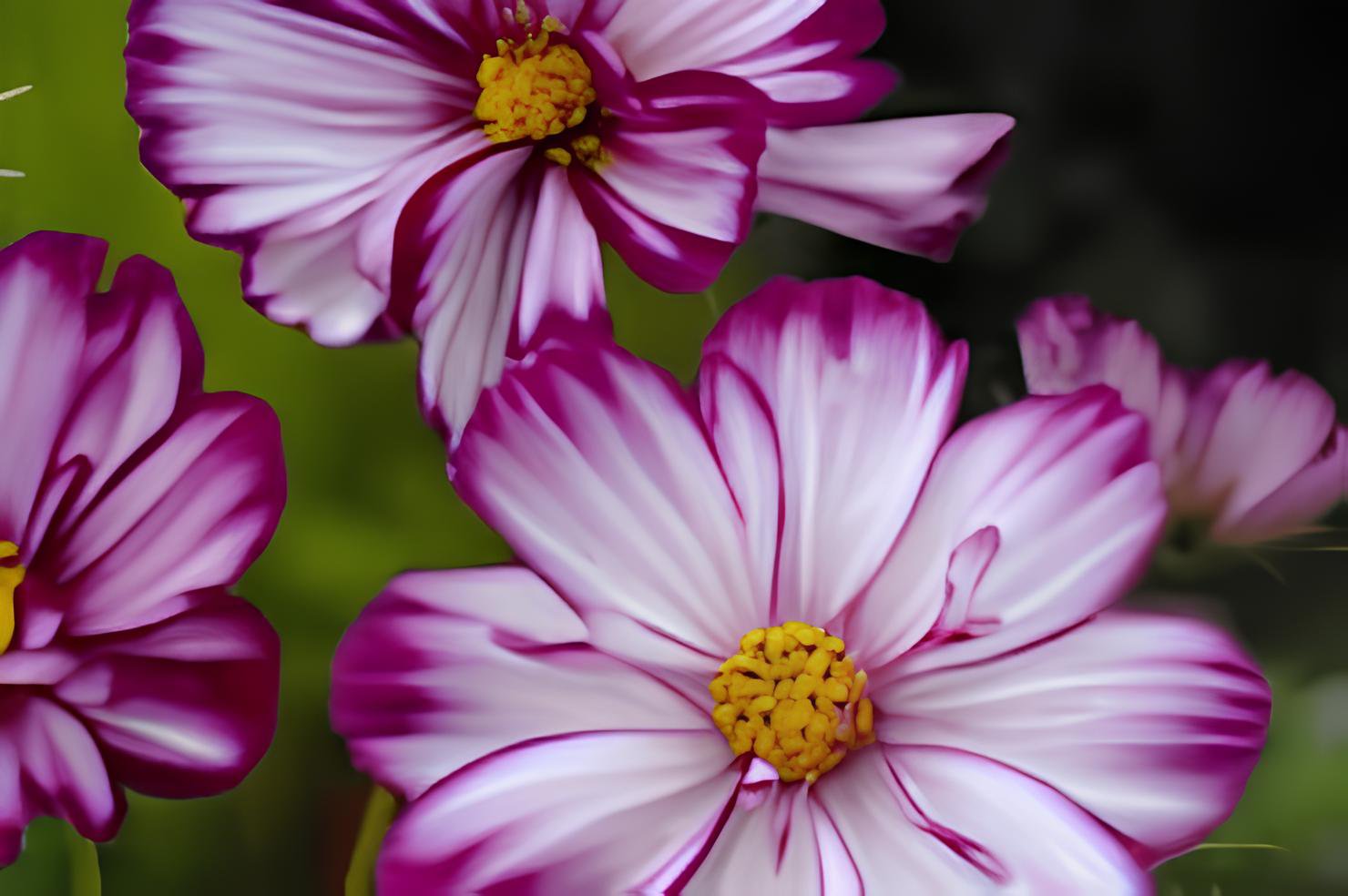 100 Seeds Cosmos Bipinnatus Fizzy Rose Picotee Flower Fresh Seeds