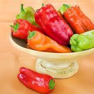 100 Seeds Heirloom 'Cubanelle' Pepper Green Red Orange Sweet Pepper Fresh Seeds