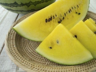 16 Seeds Small Yellow Watermelon Sweet Fruit for Garden Fresh Seeds