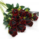 100 Seeds Rare Black Rose with Red Center Fresh Seeds