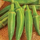 200 Seeds Green Okra Clemson's Spineless Red Gumbo Herb Seeds Fresh Seeds