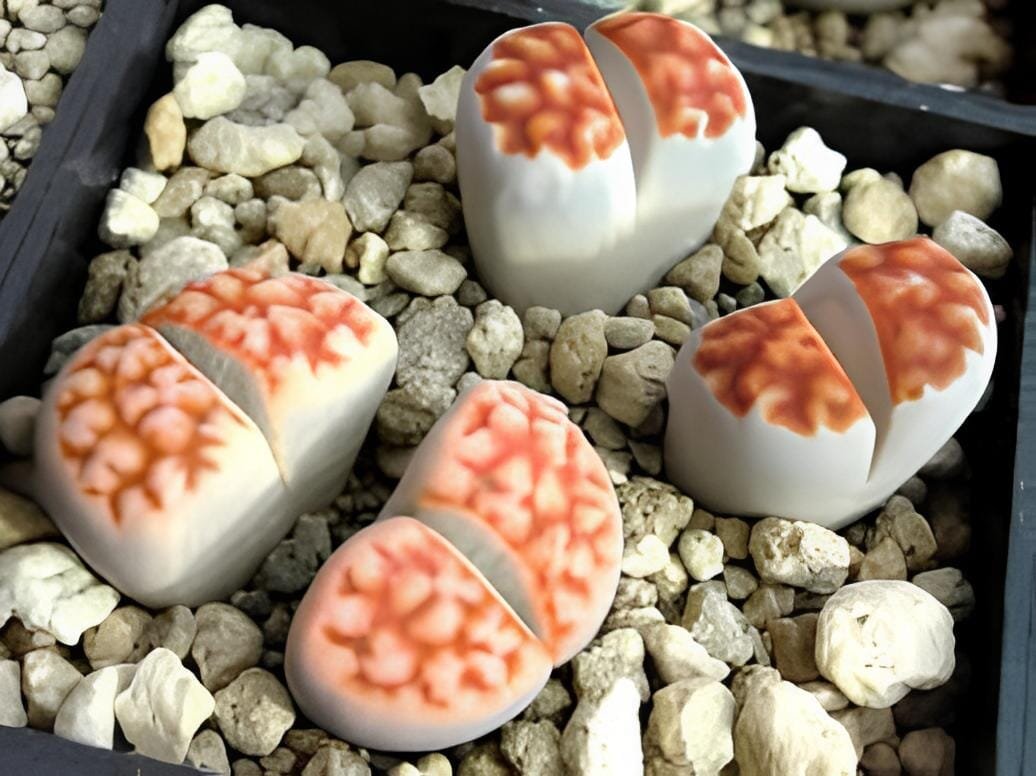 200 Seeds Lithops karasmonta Succulents Garden Plants