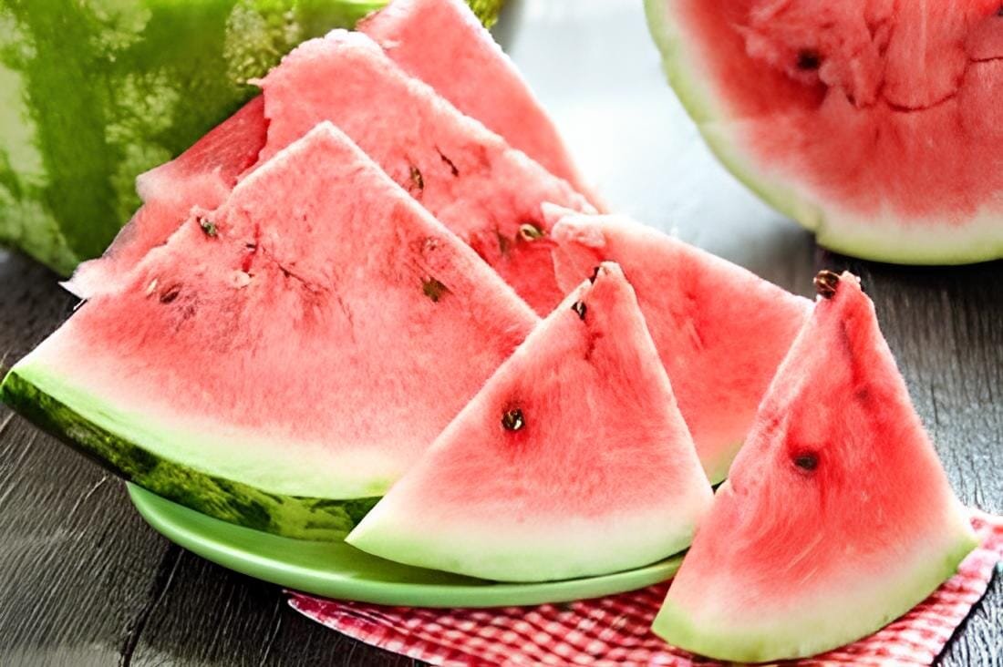 40 Seeds Rare Very Sweet Green Skin White Watermelon Organic