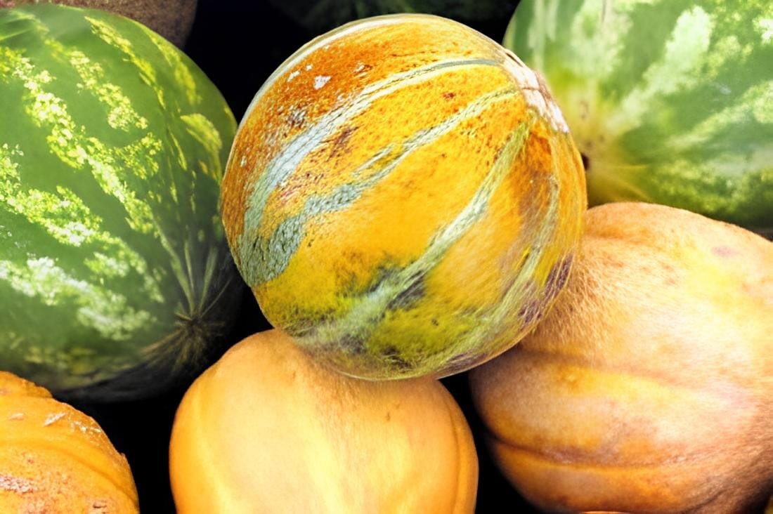 200 Seeds Heirloom Glutinous Very Sweet Muskmelon Melon Fruit