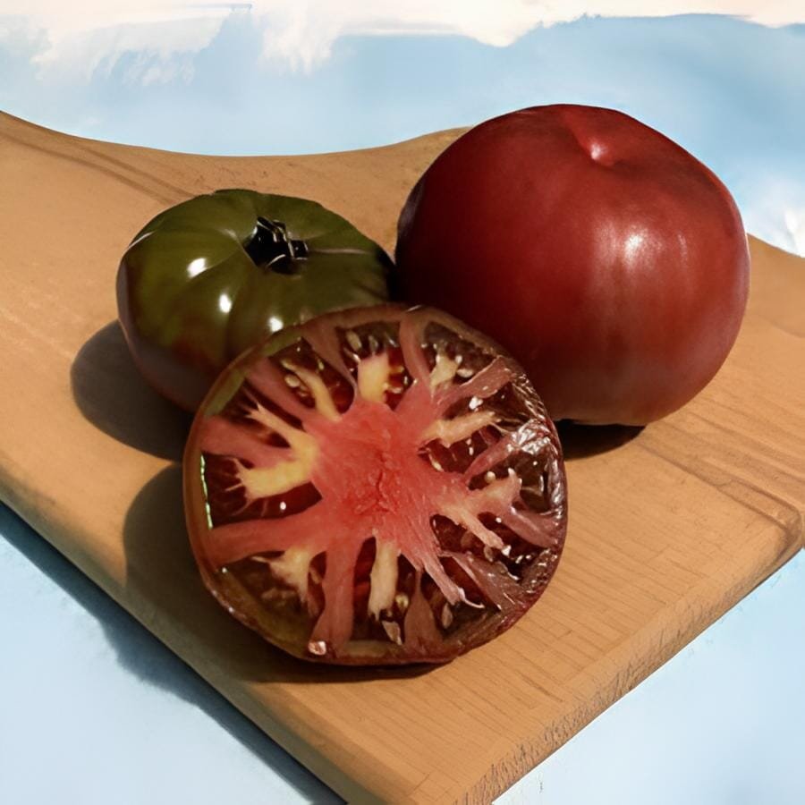 200 seeds Heirloom Small Bright Purple Tomato