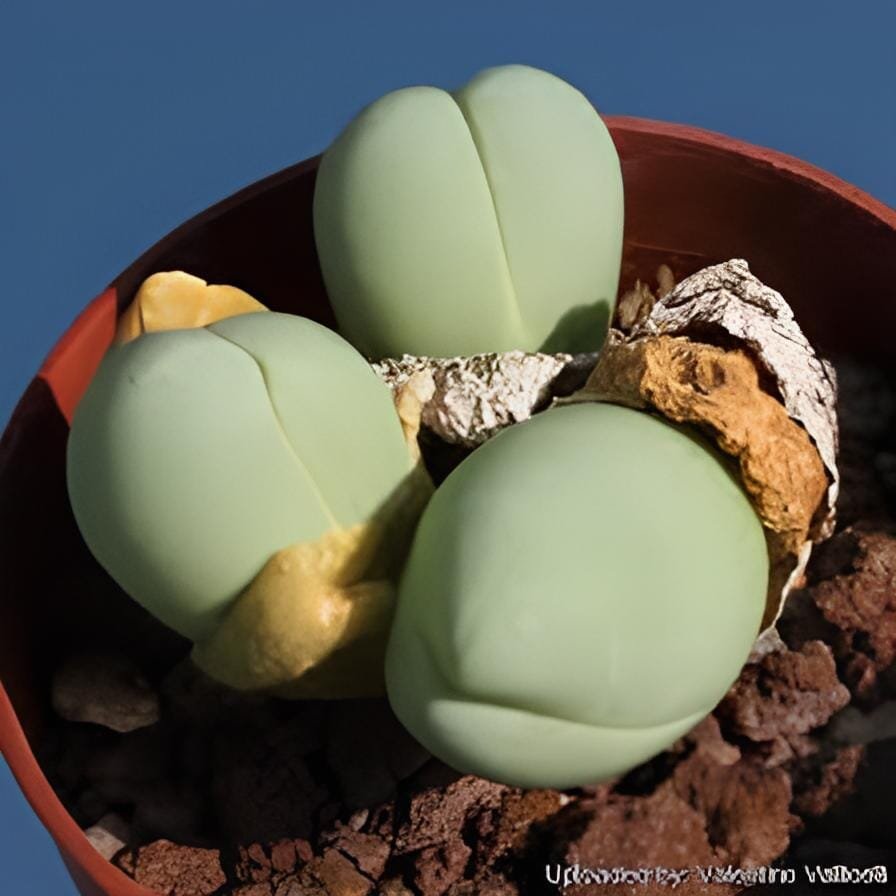 40 Seeds Exterior Loveliness Gibbaeum Heathii Flowering More Than Meat