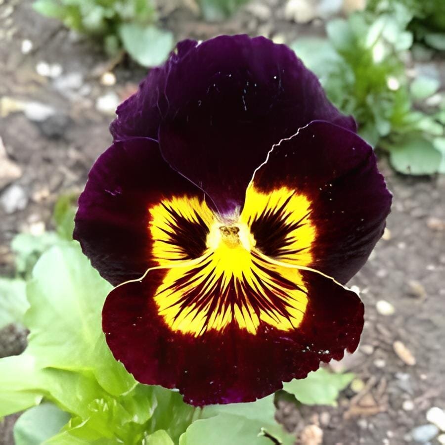 400 Seeds Wavy Viola Tricolor Pansy Flower