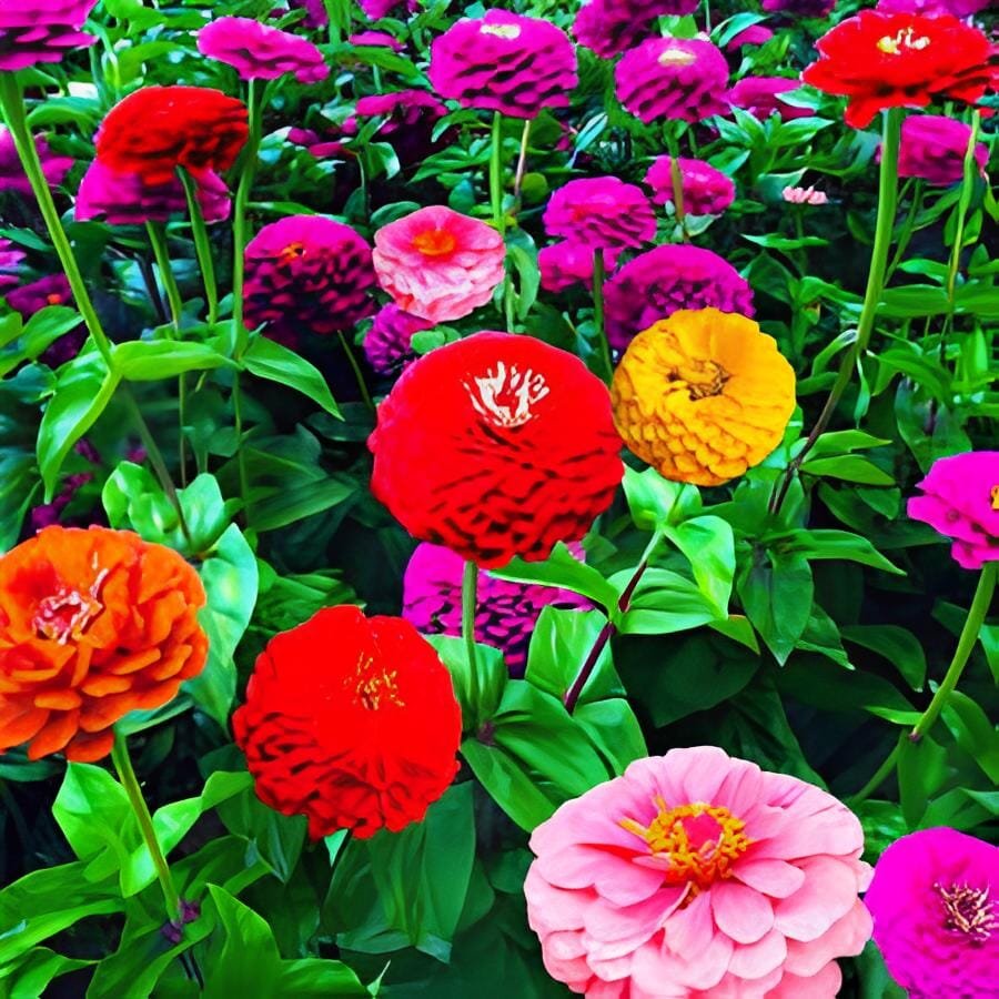 400 seeds Mixed Zinnia Bonsai Pretty Pastel Colors Perennial Bonsai