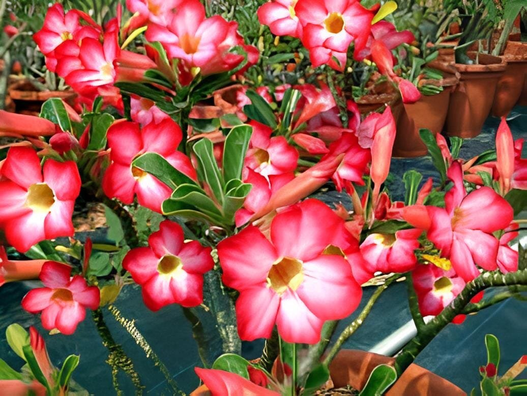 200 Seeds Fresh Real Adenium oleifolium - Adenium Obesum semillas