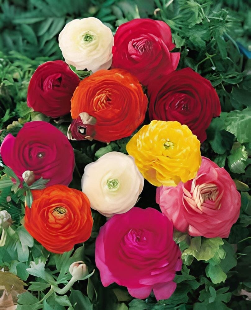 50 Seeds Mixed Ranunculus Asiaticus