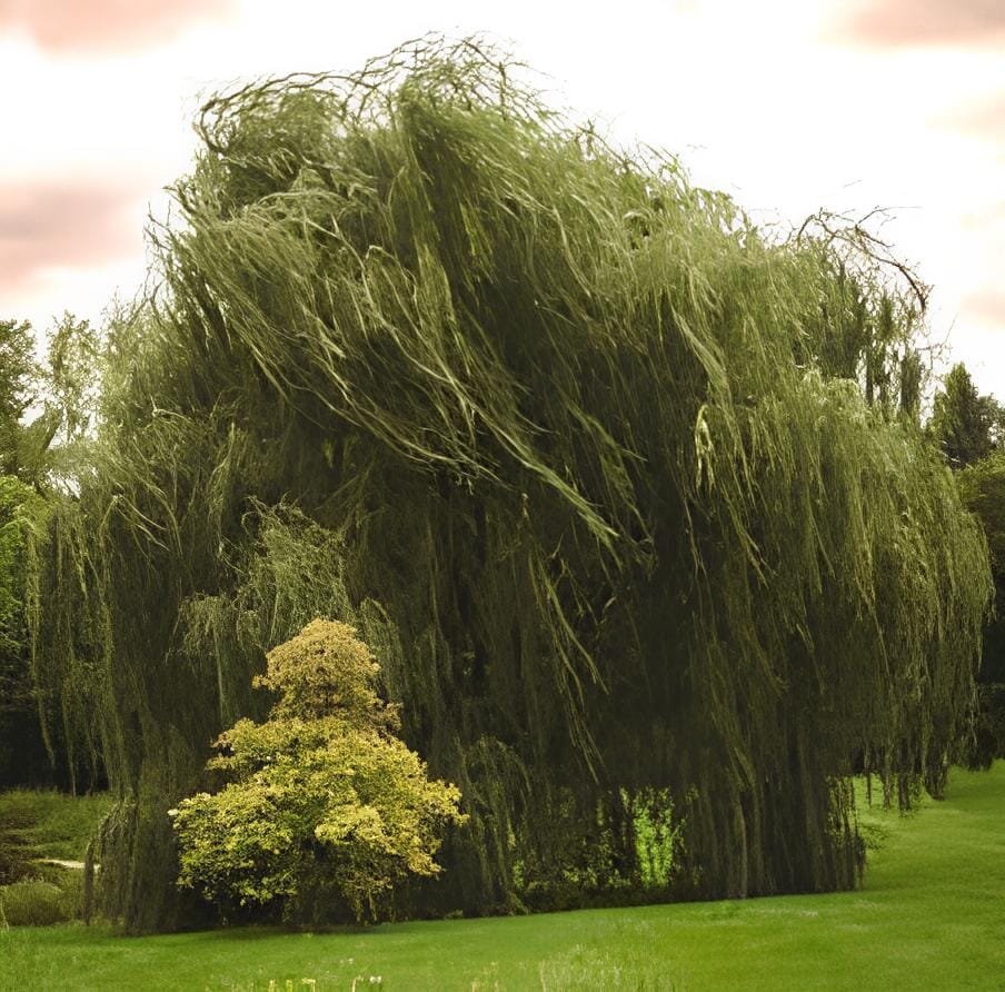 100 Seeds Fresh Giant Garden Decoration Green Willow